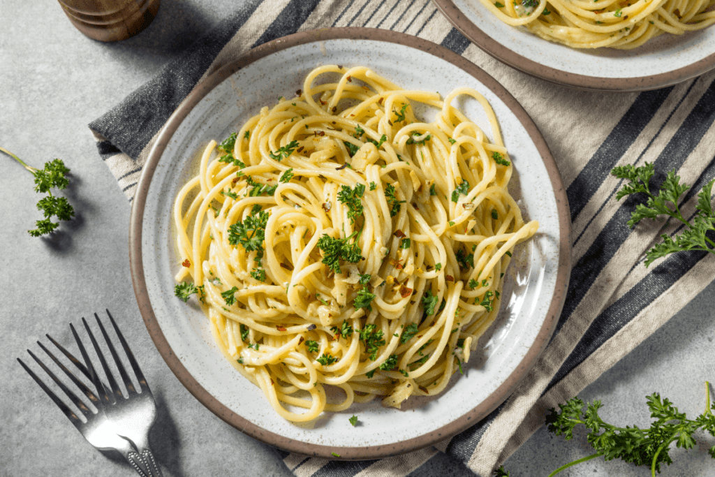 Pasta aglio e olio recept